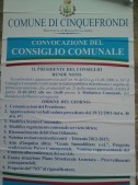 manifesto consiglio comunale cinquefrondi